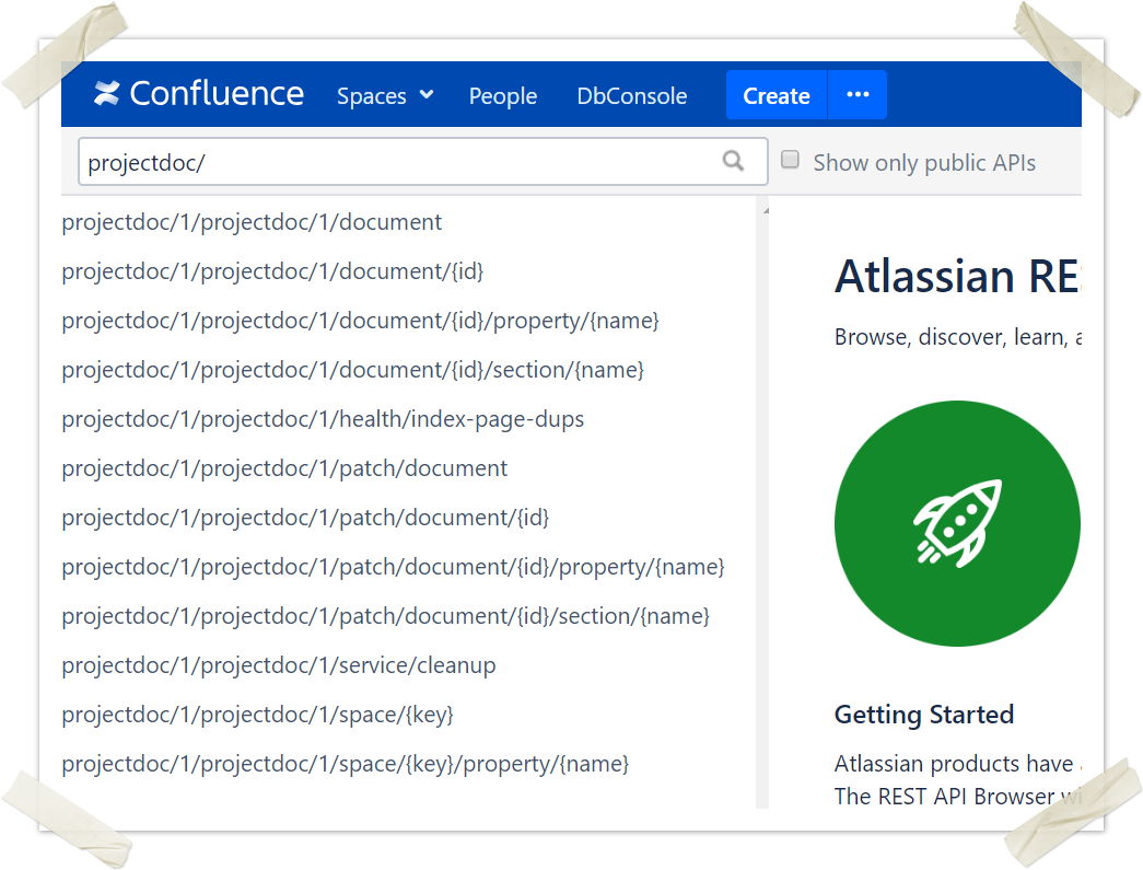 REST API with Path Problems on Confluence 6.14.x