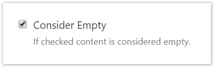 Consider Empty Parameter of the Content Marker Macro